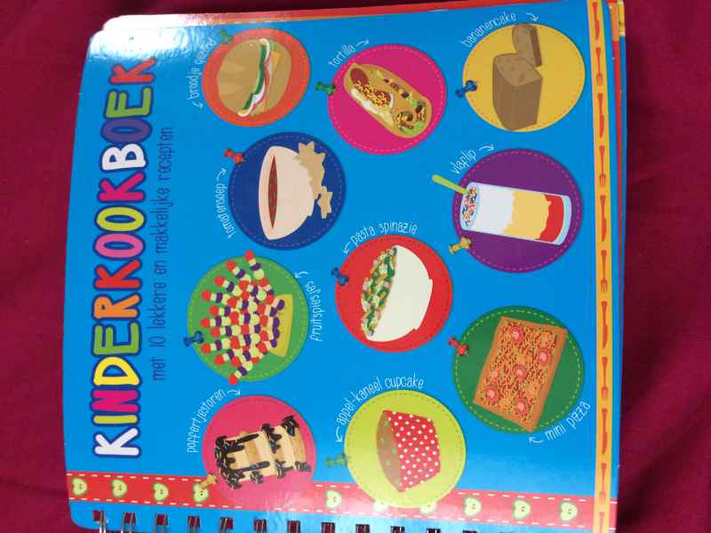Kinderkookboek met 10 lekkere en makkelijke recepten